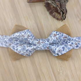 Nœud papillon pointus Liberty bleu