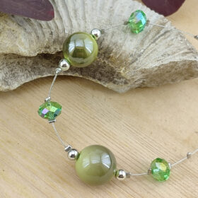 Bracelet perles scintillantes