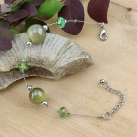 Bracelet perles scintillantes