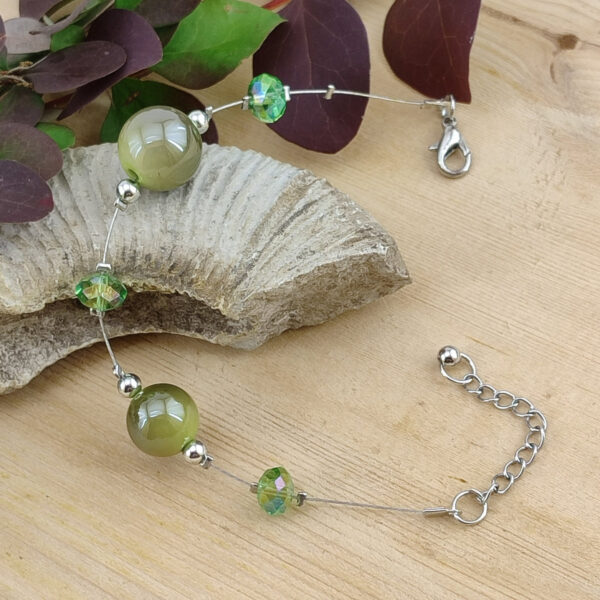 Bracelet perles scintillantes