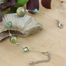 Bracelet perles scintillantes