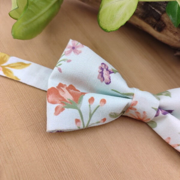Noeud papillon vert tendre pour enfant