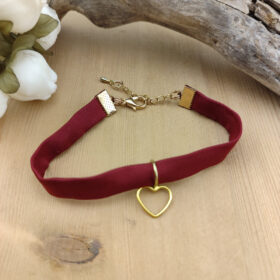 Bracelet satin Bordeaux