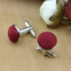 Boutons de manchettes Bordeaux