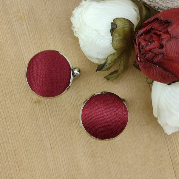 Boutons de manchettes Bordeaux
