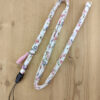 Cordon téléphone Liberty rose et bleu