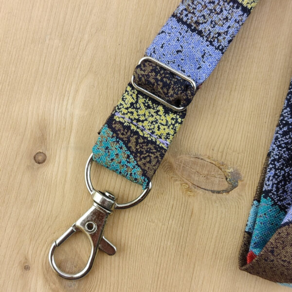 Dragonne porte badge / clés Tissu Wax
