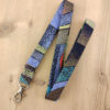Dragonne porte badge / clés Tissu Wax