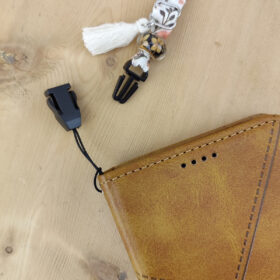 Cordon téléphone Liberty orange brûlée