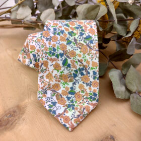 Cravate Liberty terracotta