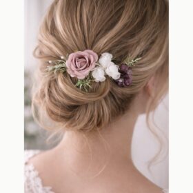 Peigne à cheveux vieux rose
