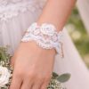 Bracelet guipure blanche