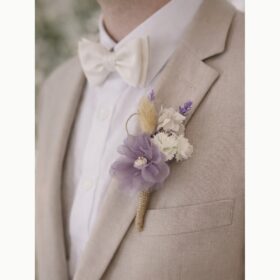 Boutonnière lavande