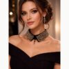 Collier faux col noir