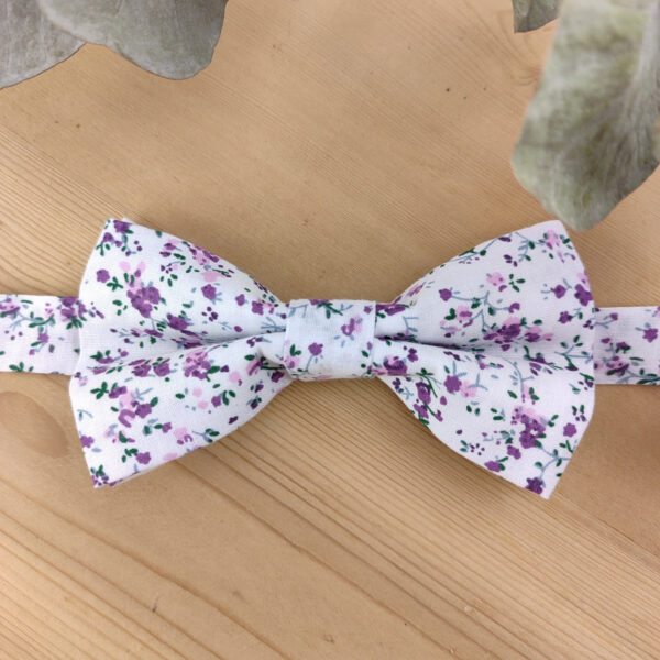 Nœud papillon double Liberty violet