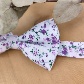 Noeud papillon double Liberty violet pour enfant