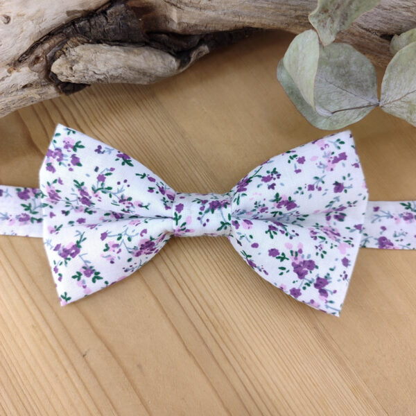 Nœud papillon Liberty violet