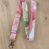 Dragonne porte badge / clés Tissu Wax