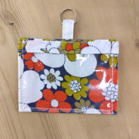 Porte badge fleurs style Vintage