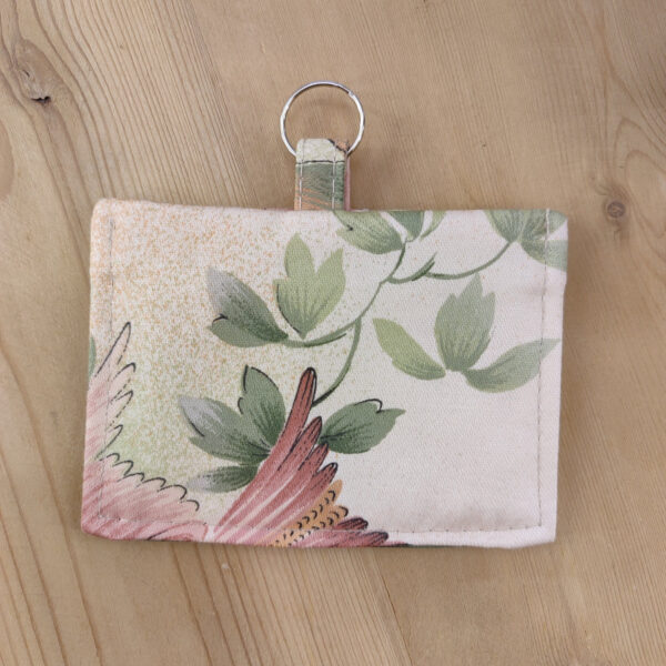 Porte badge floral