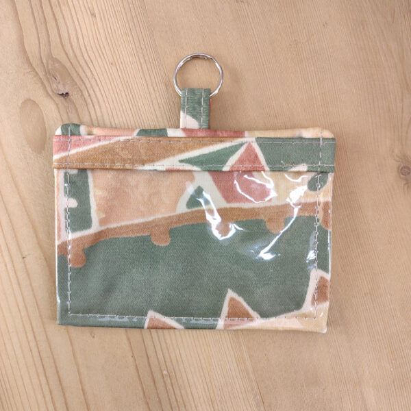 Porte badge motifs abstraits