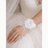 Bracelet fleur et plumes