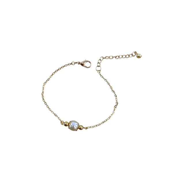 Bracelet perle nacrée Baroque