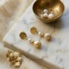Boucles d'oreilles perles baroques