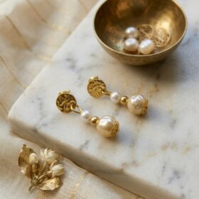 Boucles d'oreilles perles baroques