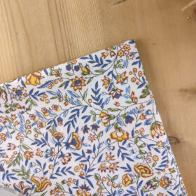 Pochette de Costume Fleurie – Duo Père & Fils en Coton Oeko-Tex