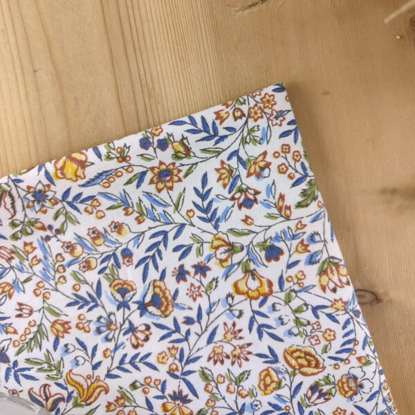 Pochette de Costume Fleurie – Duo Père & Fils en Coton Oeko-Tex