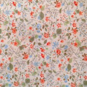 Noeud Papillon Homme en Liberty Fleuri & Sous-Nœud Satin Bleu Ciel