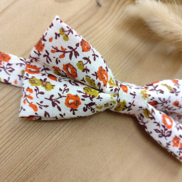 Noeud Papillon Enfant Liberty – Orange & Vert