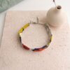 Bracelet lanière Tissu Vintage Motif Floral Rétro